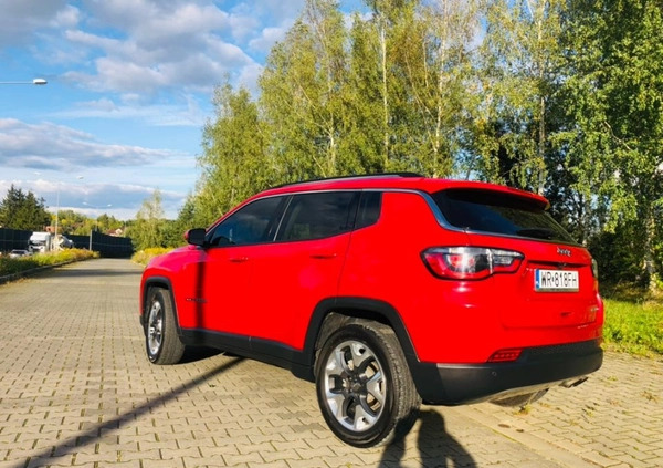 Jeep Compass cena 79000 przebieg: 71500, rok produkcji 2018 z Radom małe 781